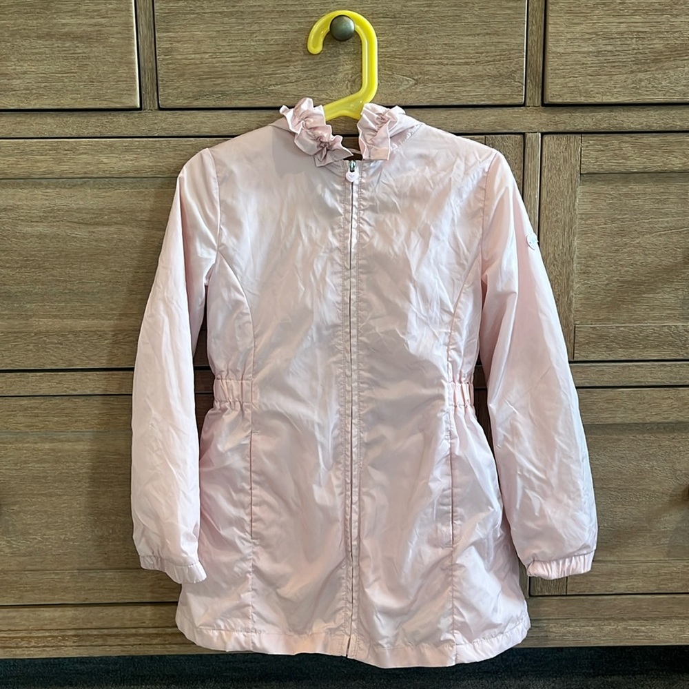 Armani Jr. girls pink hooded jacket - size 6